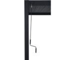Mirador Deluxe Pergola Pfostenstärke 11 x 11 cm 300 x 300 x 250 cm anthrazit - ähnlich RAL7015 – Bild 7