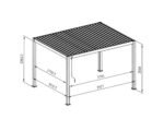 Mirador Pergola Deluxe 111 3x4 300 x 400 cm grau – Bild 2