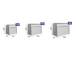Mülltonnenbox Biohort StoreMax 120 Metall 117 x 73 x 109 cm dunkelgrau-metallic – Bild 2