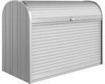 Mülltonnenbox Fahrradgarage Biohort StoreMax 190 Metall 190 x 97 x 136 cm silber-metallic