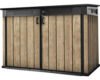 Fahrradgarage Mülltonnenbox Keter Signature Ashwood Mega 2020 L Kunststoff