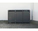 Mülltonnenbox WESTMANN Kubus 3 Metall 200 x 80 x 116 cm anthrazit – Bild 8