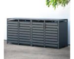 Mülltonnenbox WESTMANN Kubus 4 Metall 264 x 80 x 116 cm anthrazit – Bild 7