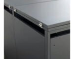 Mülltonnenbox WESTMANN Kubus 5 Metall 332 x 80 x 116 cm anthrazit – Bild 2