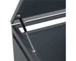 Mülltonnenbox WESTMANN Lacina 3 Metall inkl. Gasdruckfedern 200 x 80 x 116 cm anthrazit-Holzoptik – Bild 6