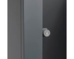 Mülltonnenbox WESTMANN Lacina 4 Metall inkl. Gasdruckfedern 264 x 80 x 116 cm anthrazit-Holzoptik – Bild 7