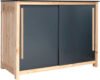 Gartenschrank Outdoorküche Konsta Typ 603 Douglasie Sideboard Schiebetür 120 x 58 x 92 cm HPL anthrazit