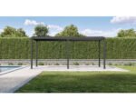 Pergola Mirador 3x6 Lamellendach 11 x 11 cm Pfosten 600 x 300 cm anthrazit  ähnlich RAL7015