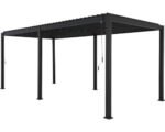 Pergola Mirador 3x6 Lamellendach 11 x 11 cm Pfosten 600 x 300 cm anthrazit  ähnlich RAL7015 – Bild 6