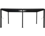 Pergola Mirador 3x6 Lamellendach 11 x 11 cm Pfosten 600 x 300 cm anthrazit  ähnlich RAL7015 – Bild 5