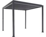 Pergola Mirador Basic 88 Pfostenstärke 8,8 x 8,8 cm 300 x 300 x 240 cm anthrazit ähnlich RAL7015 – Bild 7