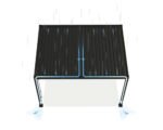 Pergola Mirador Deluxe 111 3x3 300 x 300 cm grau – Bild 3
