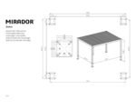 Pergola Mirador Deluxe Pfostenstärke 11 x 11 cm 300 x 400 x 250 cm anthrazit - ähnlich RAL7015 – Bild 4