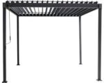 Pergola mit Lamellendach, Pfostenstärke 8 x 8 cm, 3 x 3 m anthrazit - ähnlich RAL7015 – Bild 7