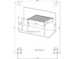 Pergola mit Lamellendach 3x3 Gestell RAL 7015 schiefergrau inkl. vertikaler Beschattung Wandbefestigung – Bild 5