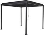 Pergola mit Lamellendach, Pfostenstärke 8 x 8 cm, 3 x 3 m anthrazit - ähnlich RAL7015 – Bild 5