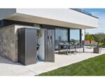 Terrassenschrank Biohort Romeo Gr L 132 x 87 x 140 cm dunkelgrau-metallic – Bild 9