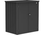 Terrassenschrank Biohort Romeo Gr L 132 x 87 x 140 cm dunkelgrau-metallic