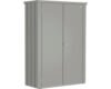 Terrassenschrank Biohort Romeo M High 132 x 57 x 181 cm quarzgrau-metallic