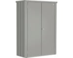 Terrassenschrank Biohort Romeo M High 132 x 57 x 181 cm quarzgrau-metallic