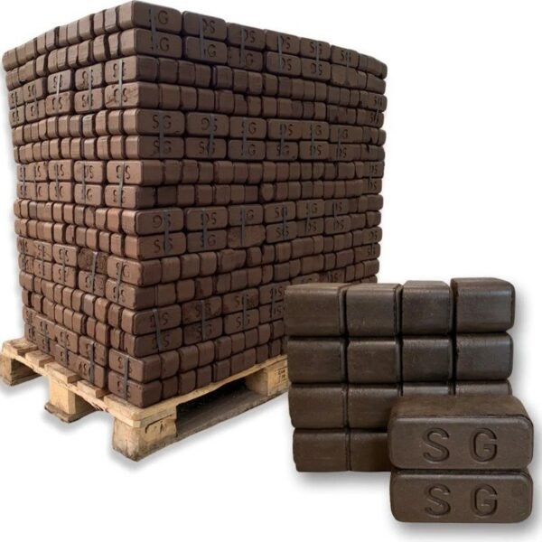 Feuerpracht Premium Torfbriketts – 960 kg Palette