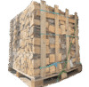 25 cm trockenes Brennholz in Paletten für Öfen