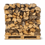 Brennholz aus Eiche, 30 cm, trockene Scheite auf Palette