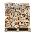 Brennholztrockner 40 cm trockene Hartholzpalette, bereit zum Brennen – Bild 2