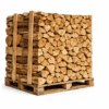 Brennholz 50 cm auf Palette, garantiert trockenes Hartholz